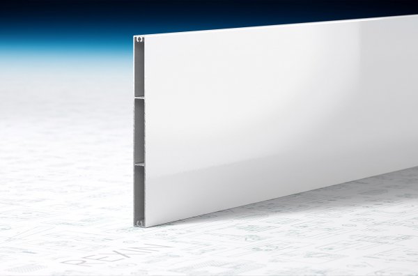 REXOboard® Alu-Balkonbretter 200mm, weiß mit Seidenglanz