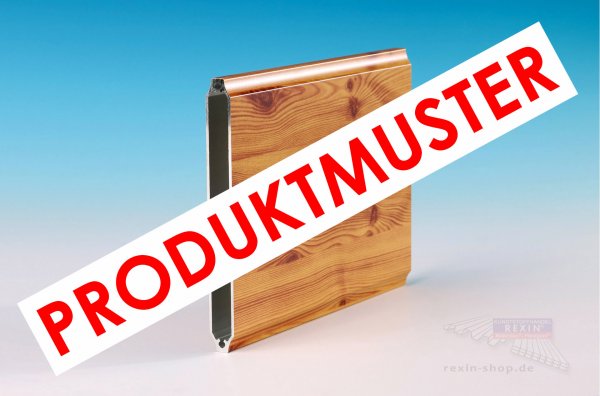 REXOboard® Alu-Balkonbretter, konkav 150mm, Holzdekor "Fichte" MUSTER