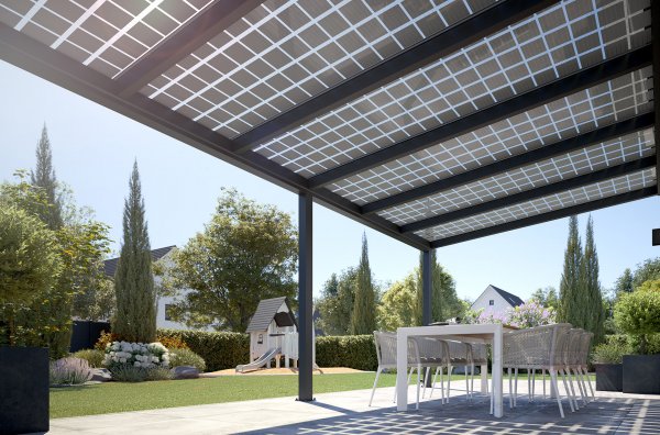 REXOsolar Photovoltaik-Bausatz 10m x 2,5m