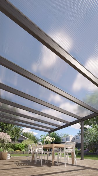 REXOpremium® Alu Terrassenüberdachung 8m x 4,50m