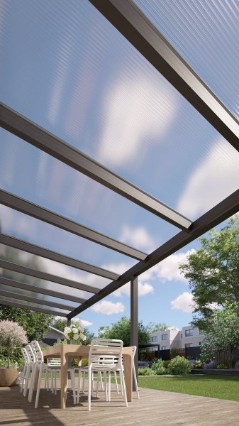 REXOpremium® Alu Terrassenüberdachung 9m x 2,5m