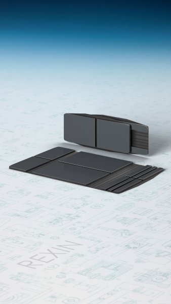REXOdrop® XL Alu-Rinnenverbinder, dunkelgrau
