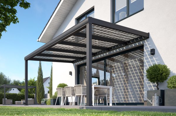 REXOsolar® Alu-Terrassendach Bausatz 4,92 x 2,92m