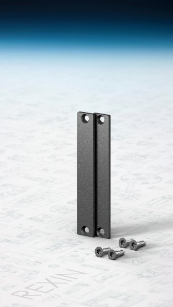 REXOboard® Alu-Endkappen-Set, 100mm, anthrazit