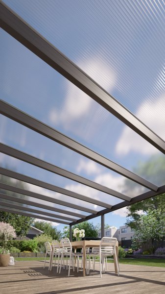 REXOpremium® Alu Terrassenüberdachung 10m x 4,50m