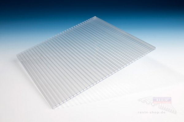 REXOclear 2-fach-Stegplatte, 4mm, transparent