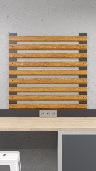 REXOtool® French Cleat Werkzeugwand, Golden Oak