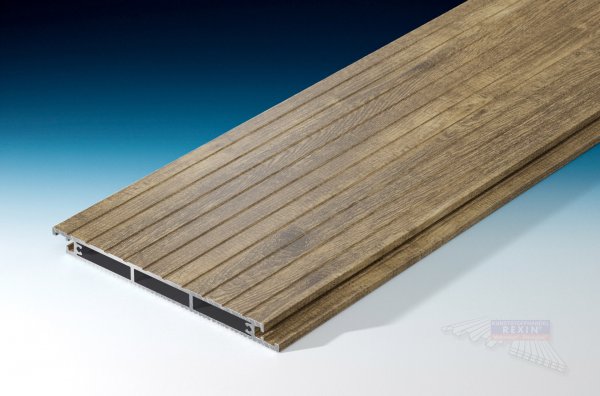 REXOfloor® Alu Terrassendiele 'Grip' Holzdekor Treibholz