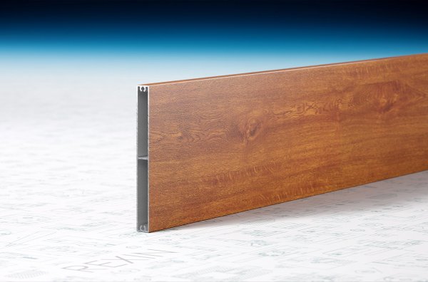 REXOboard® Alu-Balkonbretter 150mm, Golden Oak Holzdekor