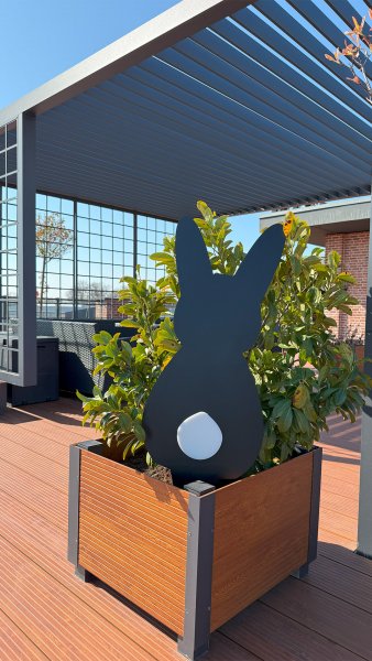 REXOdesign® XXL Osterhase mit Bommel