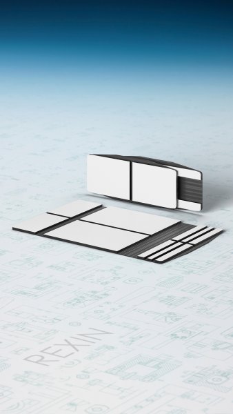 REXOdrop® XL Alu-Rinnenverbinder, weiß
