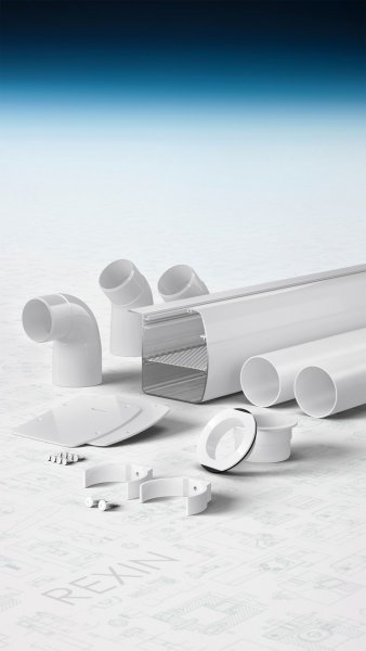 REXOdrop® Entwässerungs-Set XL, weiß