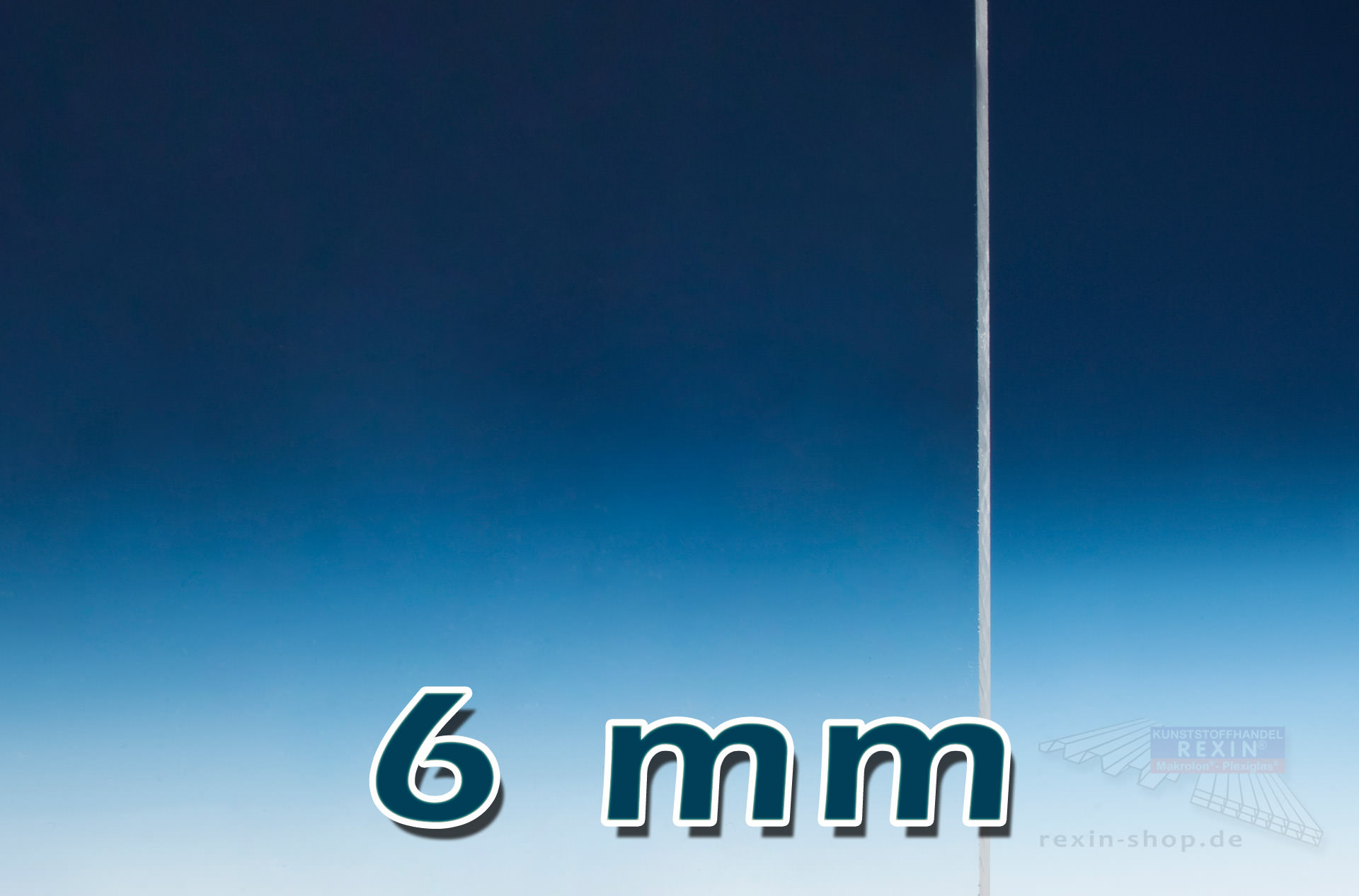 MEGA PLEXIGLAS Acrylglas  Klar Zuschnitt L 190cm D 6mm Lichtschacht Abdeckung 