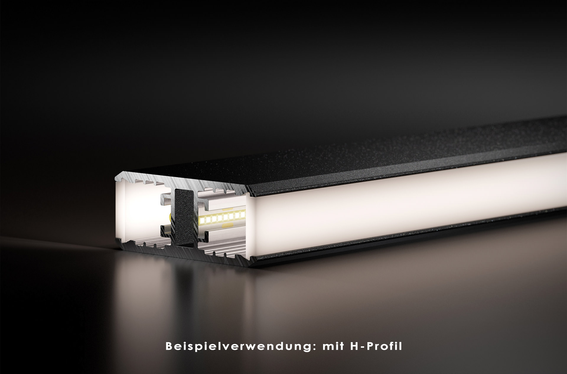LED-Leiste 12V in Plexiglasrohr mit Stecker und Kupplung - CB-tec