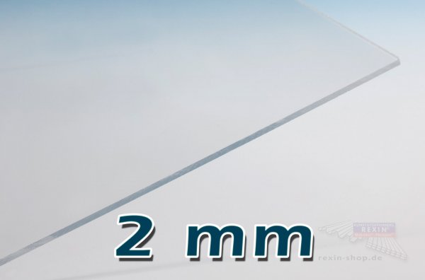 Makrolon® UV 2mm, Massivplatte, klar