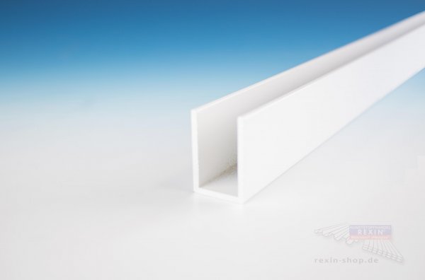 REXOprotect Alu-U-Profil, 30 x 20 x 30 x 2 mm, weiß