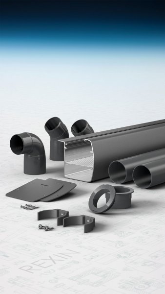 REXOdrop® Entwässerungs-Set XL, anthrazit