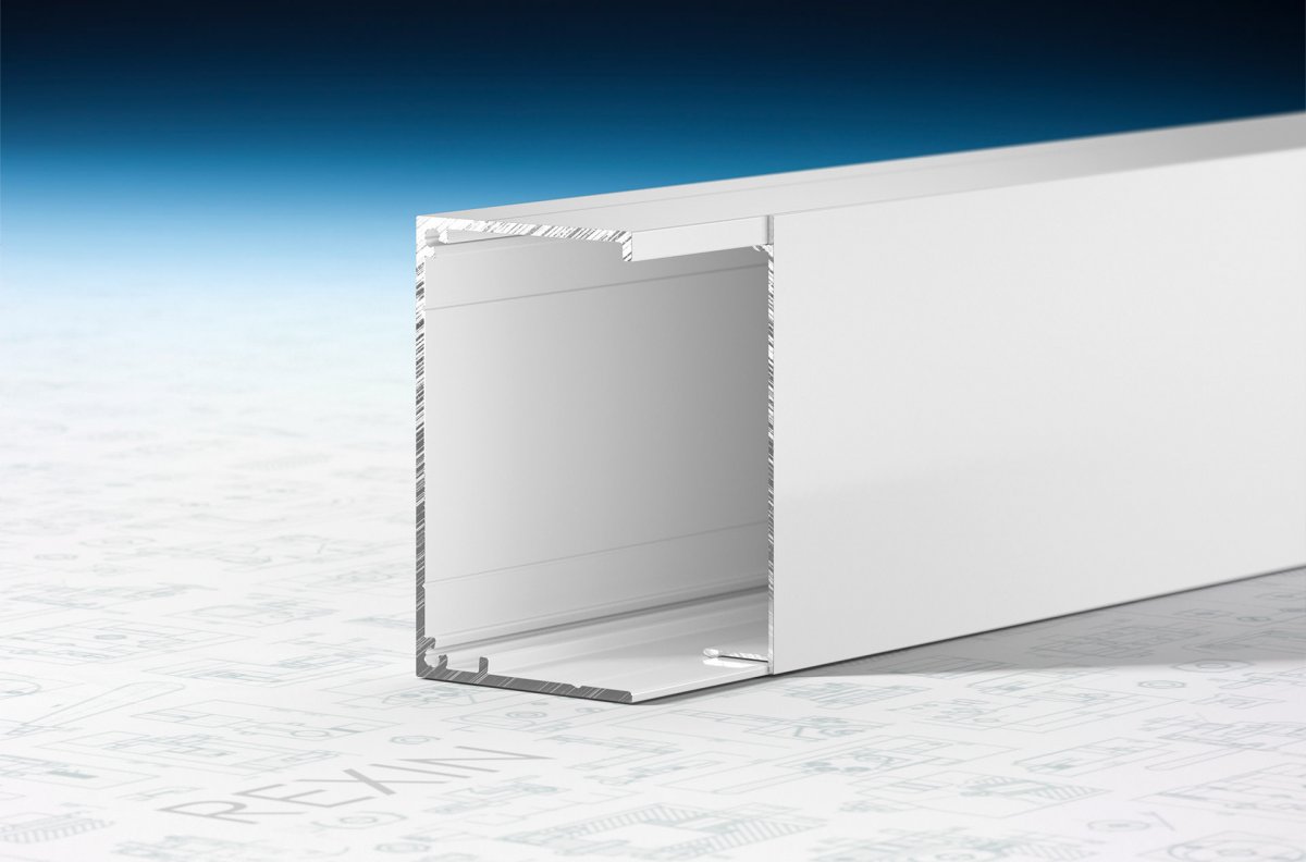TV Design Aluminium Kabelkanal Weiss glänzend RAL9003 Länge: 70cm | OHNE | OHNE | TVHW-070.1 TV Design Aluminium Kabelkanal Weiss glänzend RAL9003 Länge: 70cm | OHNE | OHNE | TVHW-070.1