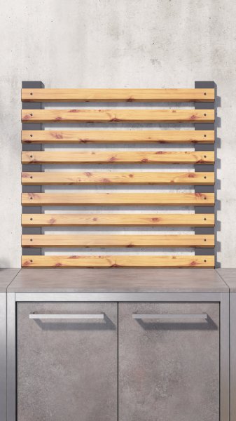 REXOtool® French Cleat Outdoor Küchenwand, Fichte