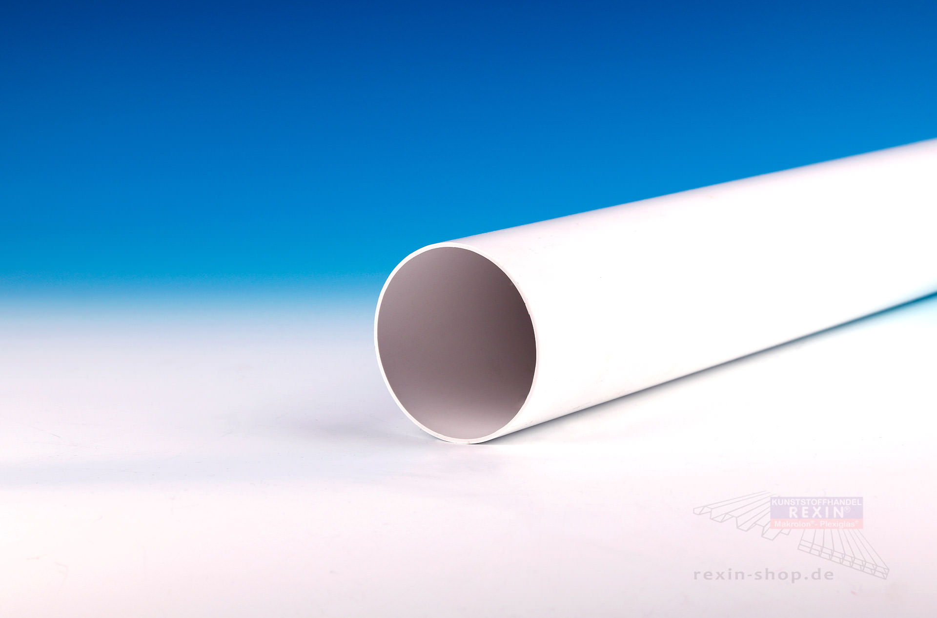 Kunststoff-Regenfallrohr, weiß | Kunststoff-Regenfallrohr, weiß | Rexin