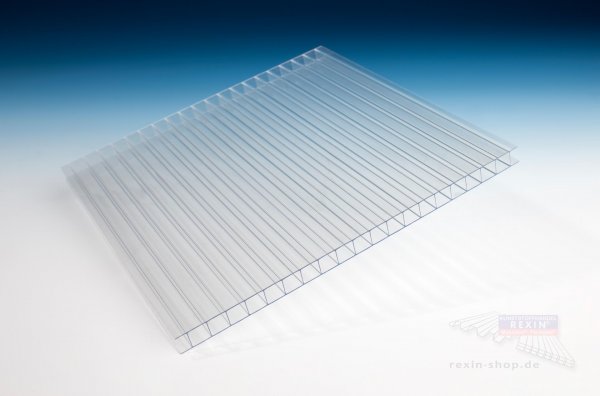 REXOclear 2-fach-Stegplatte, 10mm, transparent