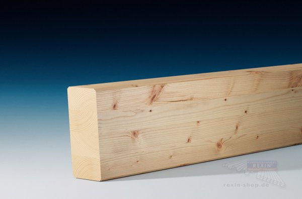Leimbinder 6 x 14, Balken aus Brettschichtholz, 5°-Anschnitt