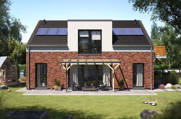 REXOmaster Holz Terrassenüberdachung VSG 5m x 2m