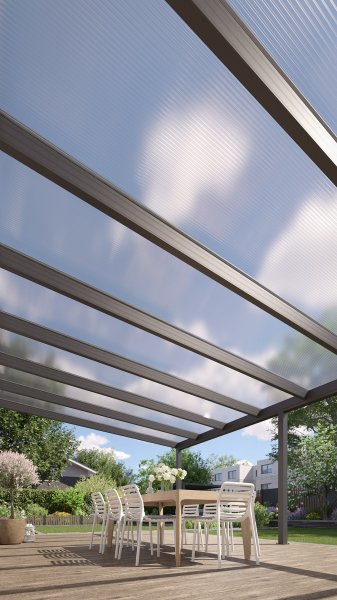 REXOpremium® Alu Terrassenüberdachung 7m x 4,50m